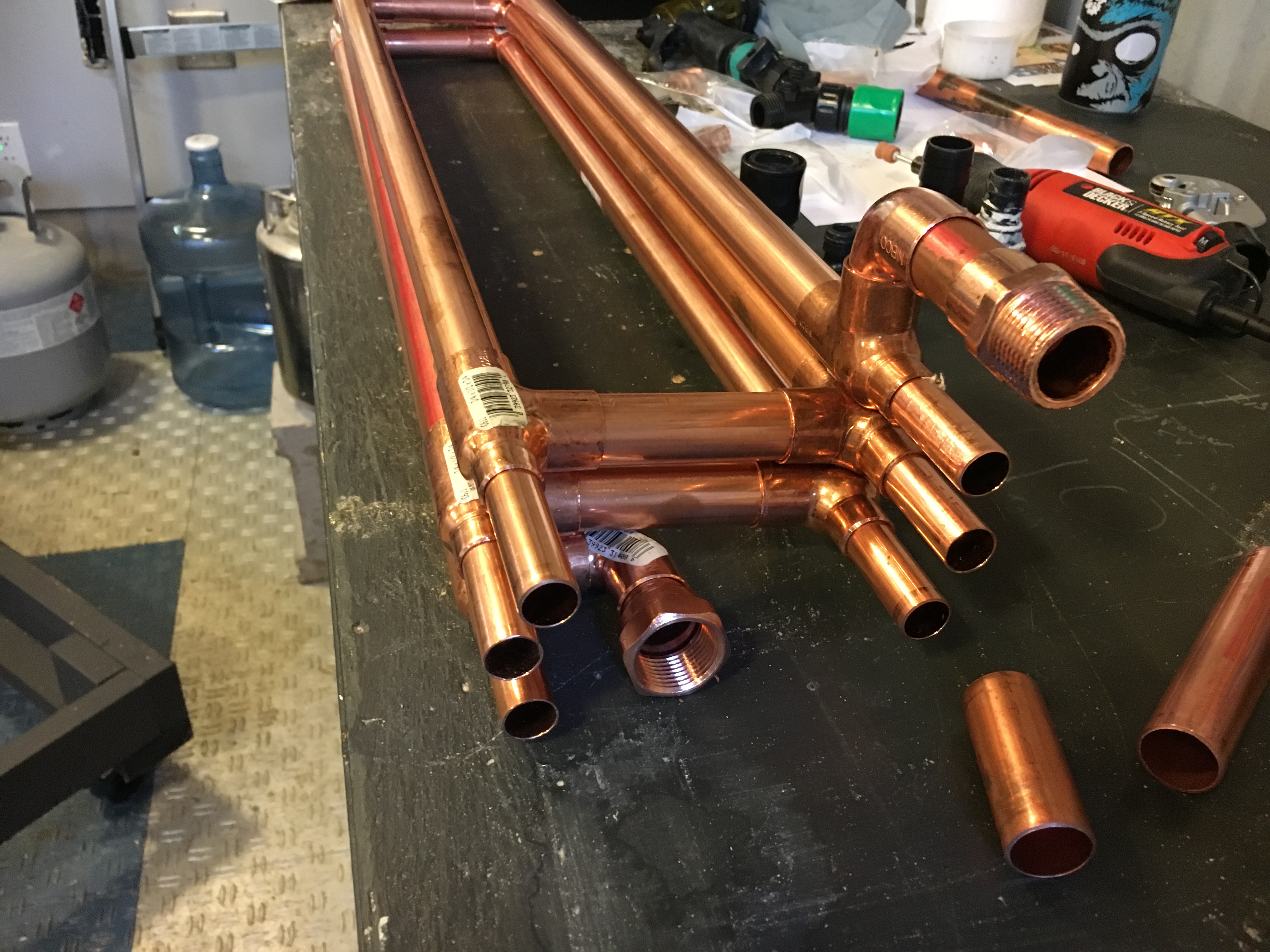 DIY 1/2 Copper Chiller Kit - Pre-Soldered Fittings – JaDeD